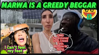 Greedy   Marwa milk poor people to buy Solar Panels/ GOOGLE will pay him over $20,000 on Sept 22.
