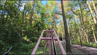 Kengdie Coaster Mounted Go Pro 4K 60FPS POV Hangzhou Changle Forest Park
