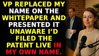 He Replaced My Name on the Patent—So I Replaced His Career  - Corporate Revenge Exposed.
