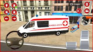 Ambulans Oyunu İzle 3D - American Ambulance Simulator #509 || Ambulans oyunları 4K Android Gameplay