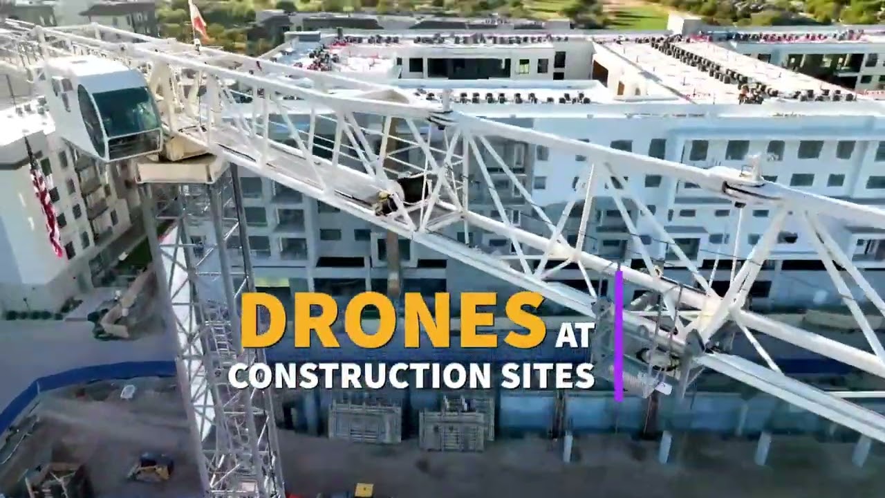 Drones at construction sites