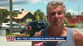 Red tide concerns in Madeira Beach