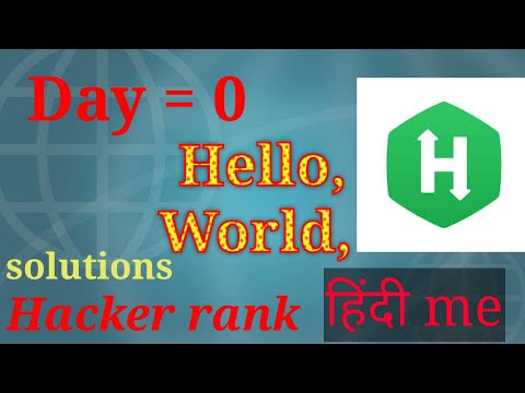 Hello World!  solutions in hackerrank python|| Day 0 || hackerrank solutions #hackerrank #solution