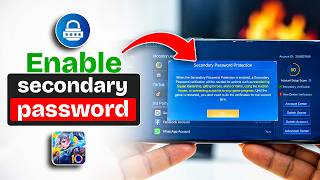 How to Enable Secondary Password in Mobile Legends Android