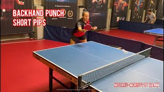 Short Pips Punch Kill The Ball Efficiently Moristo Sp Pingpongtillidie