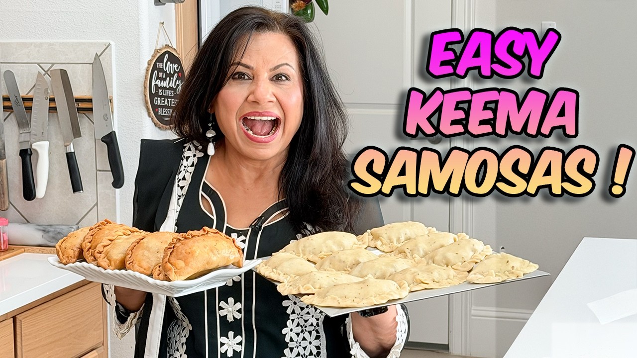 Iftar K Liye Easiest Thareen Keemay ke Samosay Woh Bhi Khastha aur Crispy Recipe in Urdu Hindi - RKK