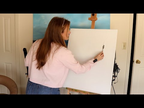 Painting ASMR | Background Work