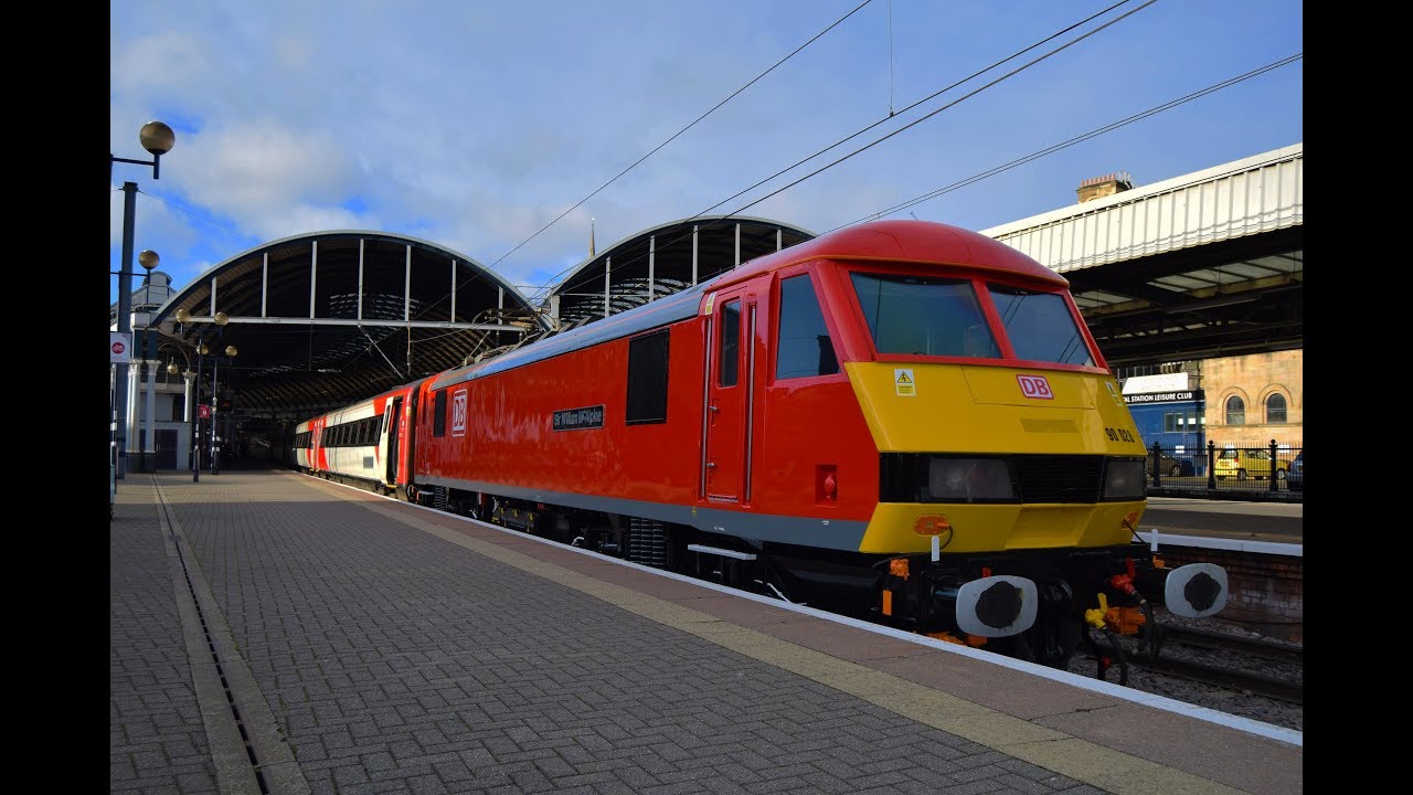 DB Cargo 90028 'Sir William McAlpine' | LNER Services | Newcastle[HD]