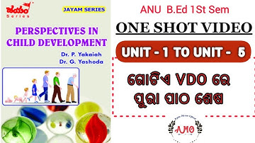 perspectives in Child development B.Ed 1st sem. Andra/Anu/AKU/Yogi vemana university .by Arpita mam