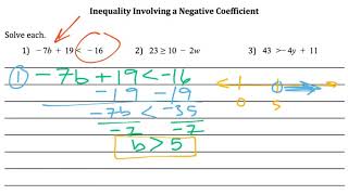 6.3 Solving Multi-step Inequalities (1 of 3)