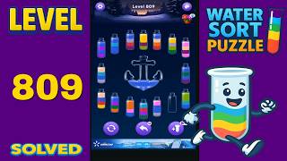 Water Sort – Level 809 | Walkthrough Solution