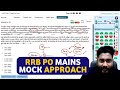 How to attempt rrb po mains mock test  real time approach to solve mock test  career definer