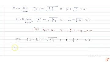 The function  `f( x ) = [x] + sqrt{{ x}}` , where [.] denotes the greatest Integer function an