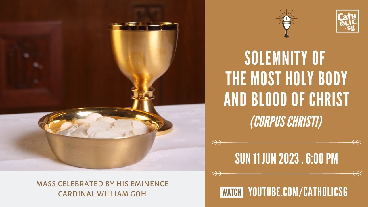 Catholic Sunday Mass Online Corpus Christi (11 Jun 2023) YouTube