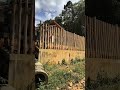 Simple Treated Eucalyptus Privacy Fence 30 yr lifespan