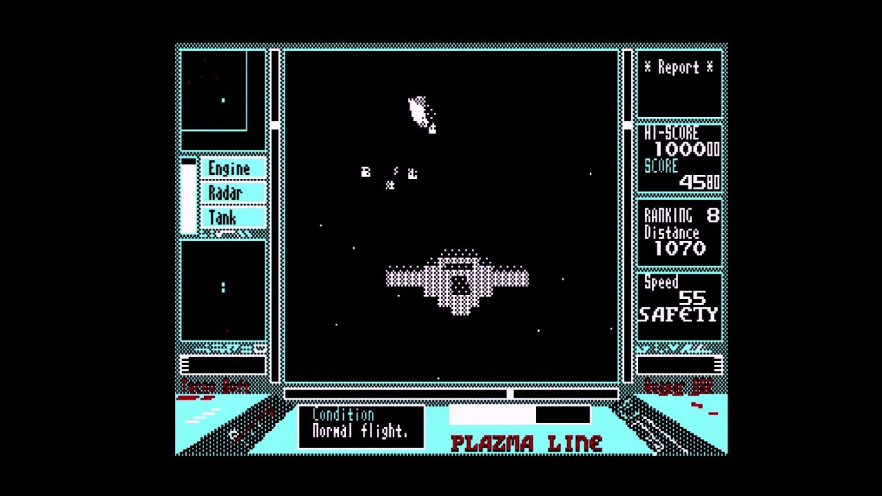 PC-6001mkII版プラズマラインをSRでSRっぽく動かしてみた - YouTube