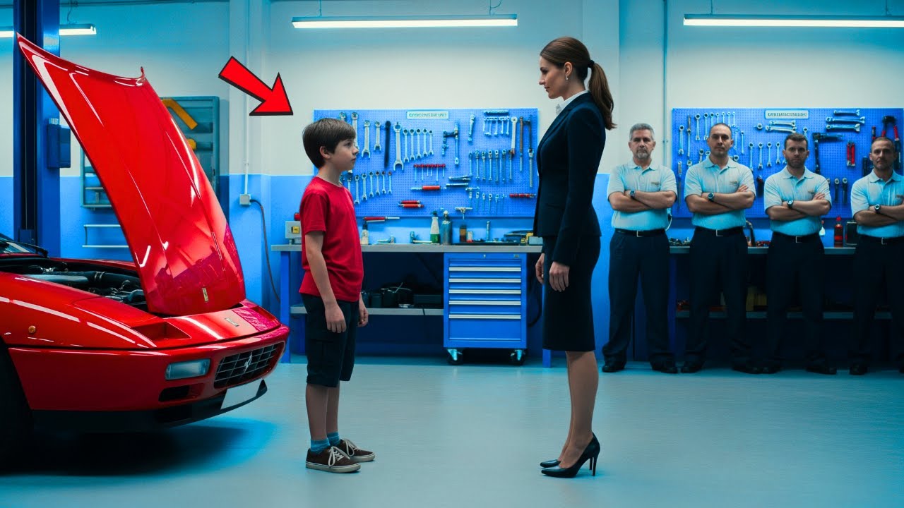 Todos desistiram de consertar sua Ferrari — até que o filho de um mecânico falecido surgiu
