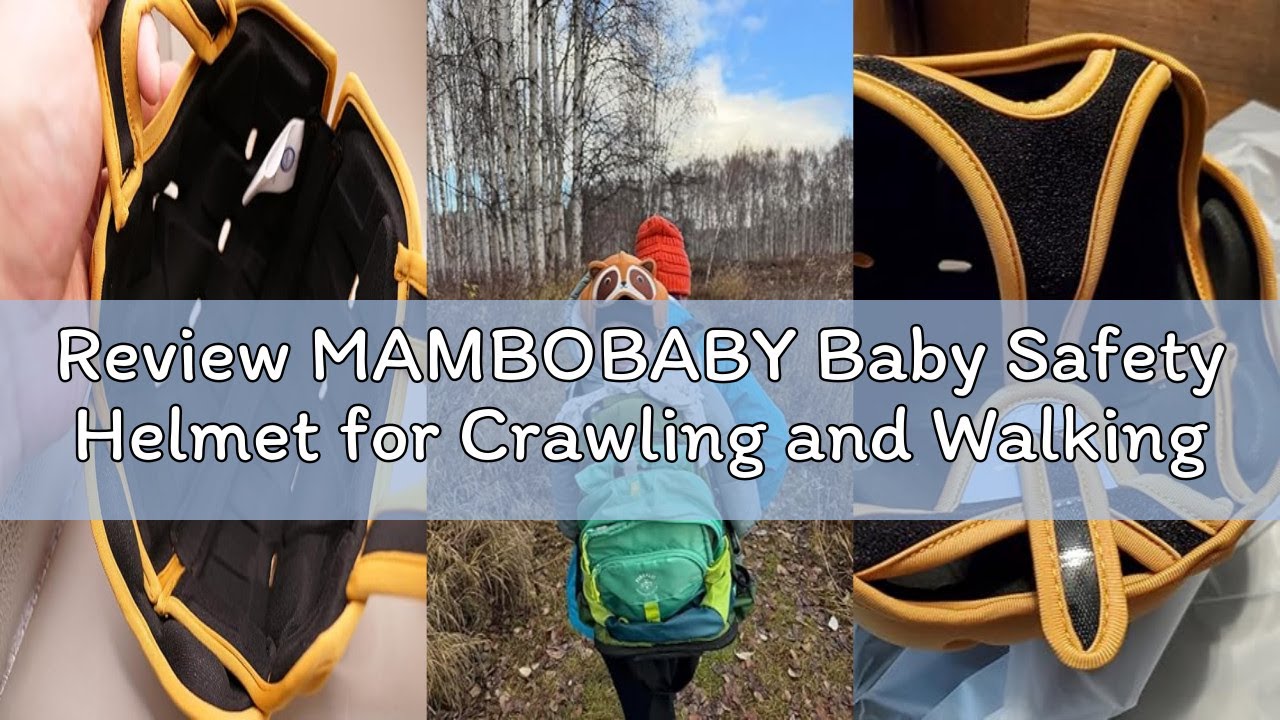 Review MAMBOBABY Baby Safety Helmet for Crawling and Walking for 6-24 Months Baby Head Protection -