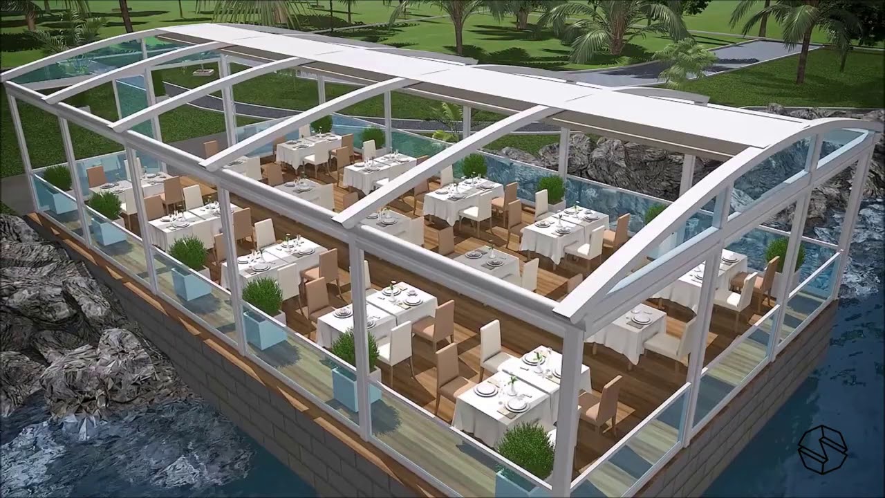 SCHILDR | Model : Avantgarde Arc | Freestanding Retractable Pergola