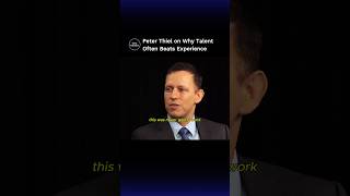 Celebrity 🤷‍♂️⁉️Peter Thiel on WHY talent beats experience in Silicon Valley #peterthiel #founders #startups Net Worth