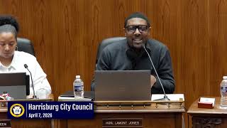 Harrisburg City Council Work Session 4-7-2026
