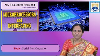 Serial Port Operation by Ms. B Lakshmi Prasanna
