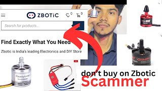 Don’t buy any electronic components on Zbotic website. , scammers