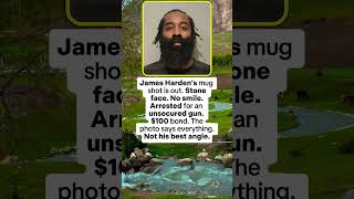 James Harden's Mug Shot Released After Weapon Arrest in Houston😲🏀