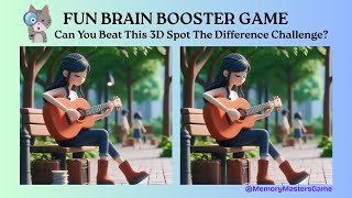 Spot The Difference Brain Game [10] | Can You Beat This 3D Spot The Difference Challenge? #puzzle screenshot 3