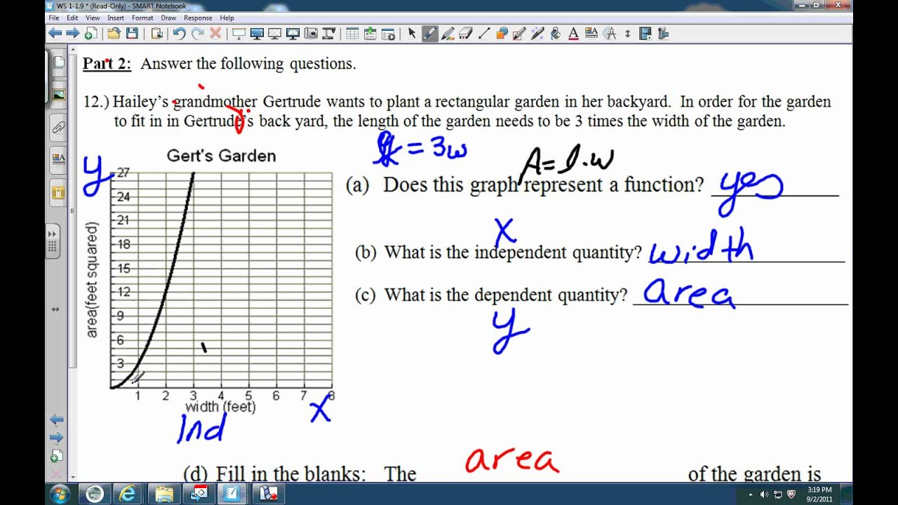 Pattern and functions review 1 9 youtube