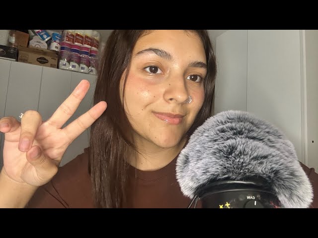 ASMR 🙂‍↔️mouth sounds + visual + spit painting