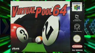 Virtual Pool 64 - 3 ball tournament playthrough - N64