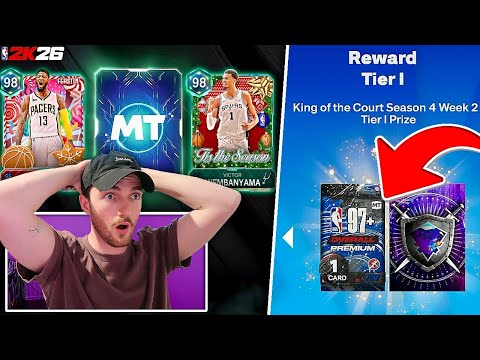 I Went Tier 1 In Kotc & Got A Free Galaxy Opal Pack 😳 | Nba 2k26 Myteam