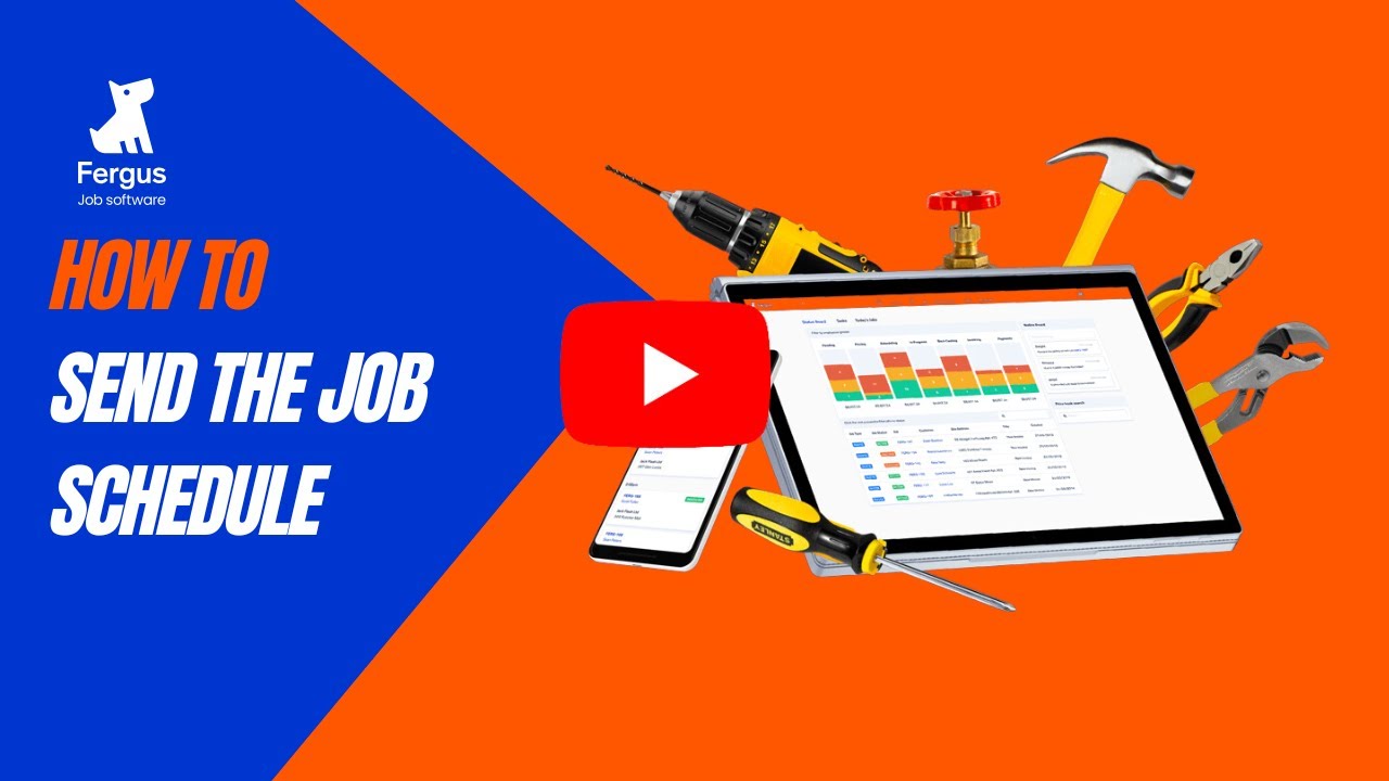 Sending Job Schedule From Fergus | How To