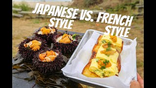Why you SHOULD Harvest Sea Urchin(Uni)! JAPANESE Uni Dish Vs. FRENCH Uni Dish!!