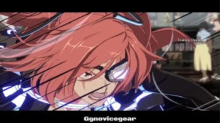 Guilty Gear -Strive- Baiken(0% Tension) Wall to Wall Combo