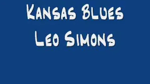 Kansas Blues Leo Simons