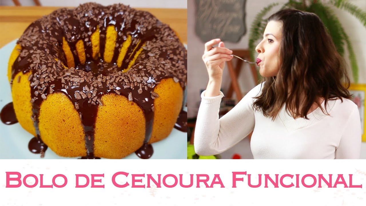 BOLO de CENOURA FUNCIONAL     TPM pra que te quero