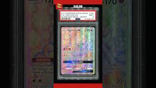 Tapu Lele Gx - Pokemon Card - 155145 - Guardians Risiing - Rainbow Rare - Psa 9
