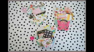 Cute Tiny Circle Shape Loaded Pocket | Happy Mail Idea | Papercraft | DIY Embellishments