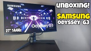 Samsung Odyssey G3 27" Gaming Monitor - Unboxing