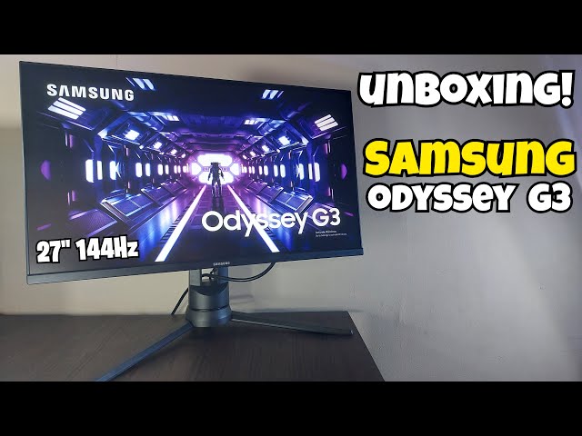 Samsung Odyssey G5 32 Inch Gaming Monitor Unboxing 
