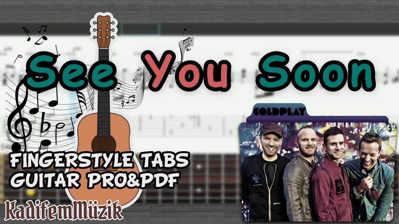 ColdplaySee You Soon Easy Fingerstyle Guitar Tutorial Tabs YouTube