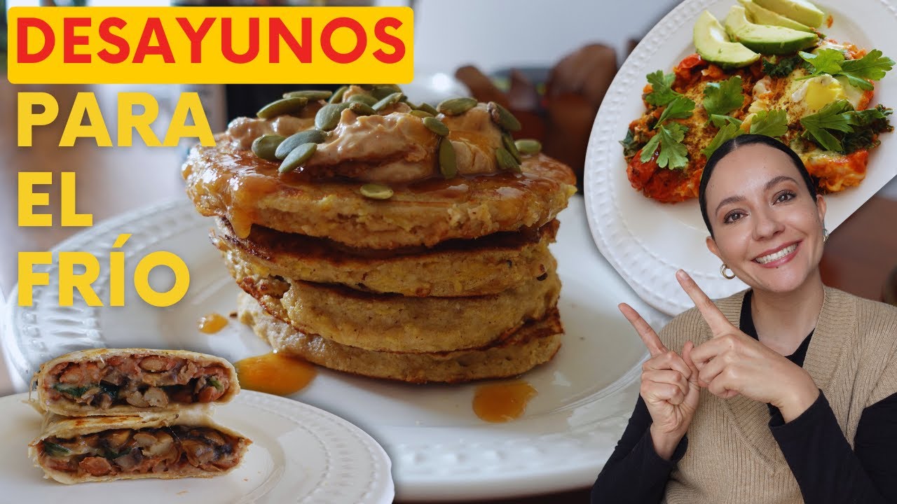 🍳 🥞☕Desayunos SALUDABLES  para el frío #desayunosrapidosyfaciles