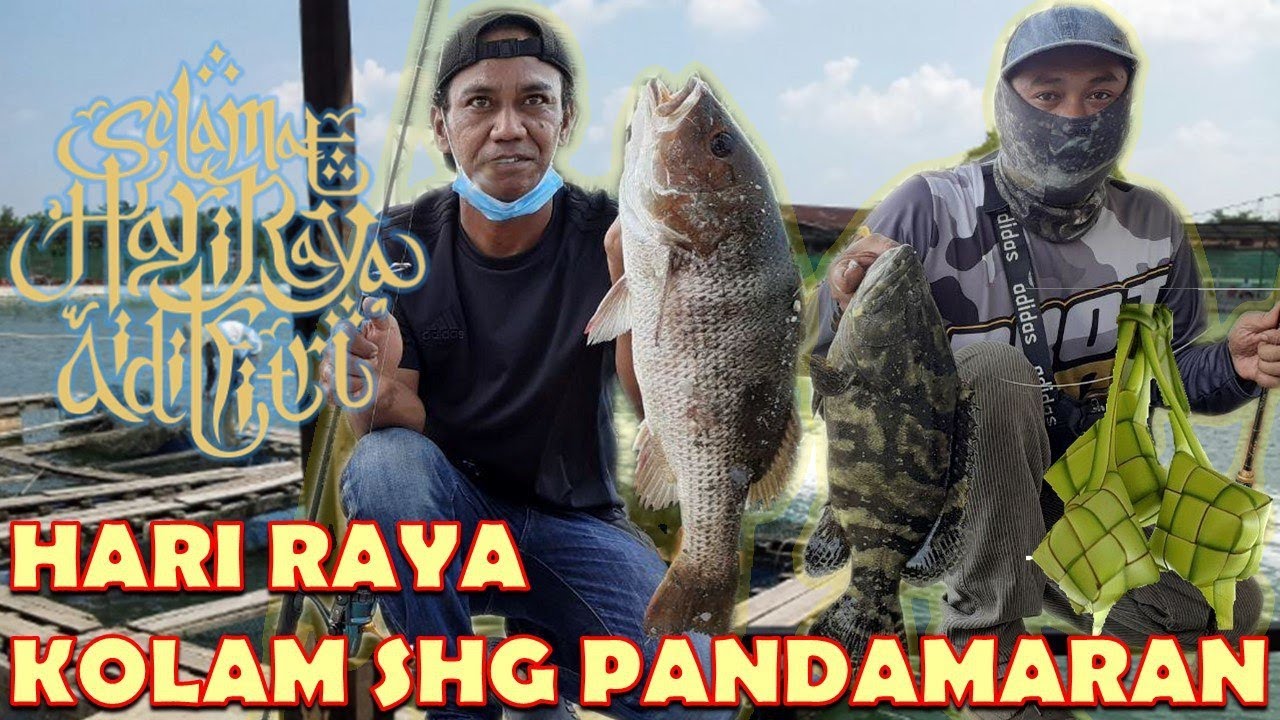 Memancing di kolam shg Pandamaran