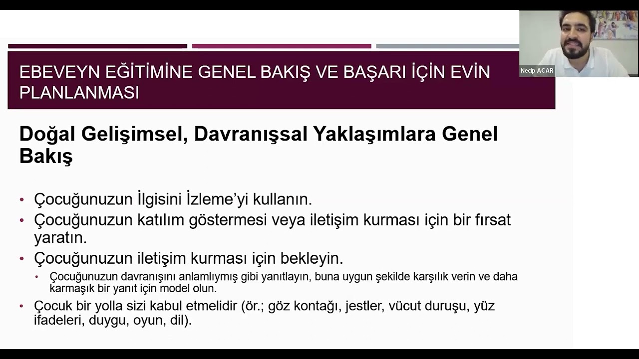 Aileler ve Uygulamacılara Yönelik Otizm Spektrum Bozukluğunda Ev Temelli Aile Eğitimi