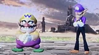 Mario, Luigi, Wario, Waluigi, WaWario and WaWaluigi but it's in SSBU