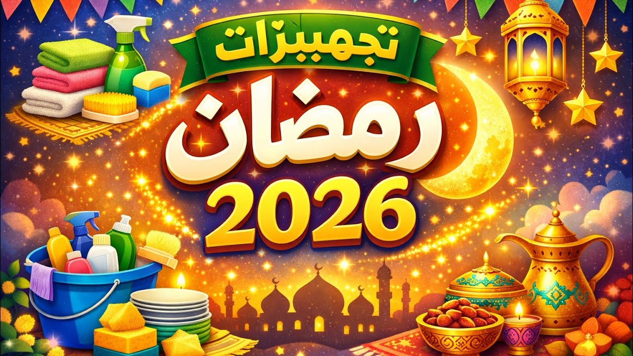 تنظيفات رمضان 2026 خطوة بخطوة | أسرار ستات بترتاح في رمضان