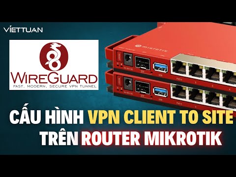 Hướng dẫn cấu hình VPN Client to Site sử dụng WireGuard trên MikroTik - video from Viettuans