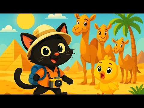 El Gato Conoce Egipto 🏜️🎵 Canciones Infantiles Misteriosas y Educativas